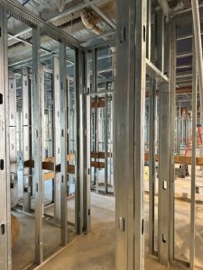 Steel Stud Framing & Insulation